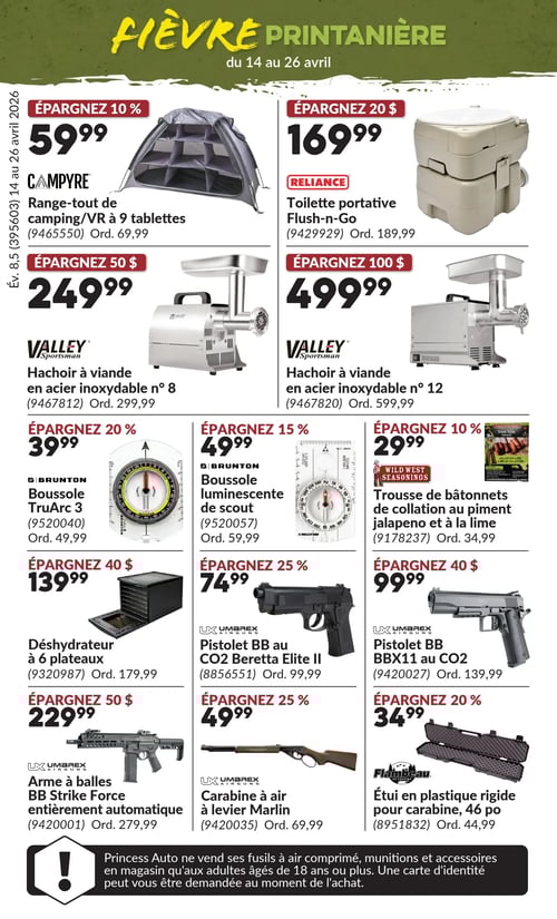 Circulaire Princess Auto - Fièvre Printanière - Page 5