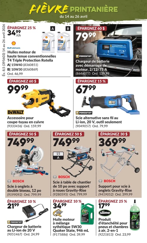 Circulaire Princess Auto - Fièvre Printanière - Page 11
