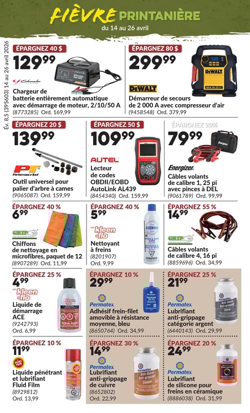 Circulaire Princess Auto - Fièvre Printanière - Page 12