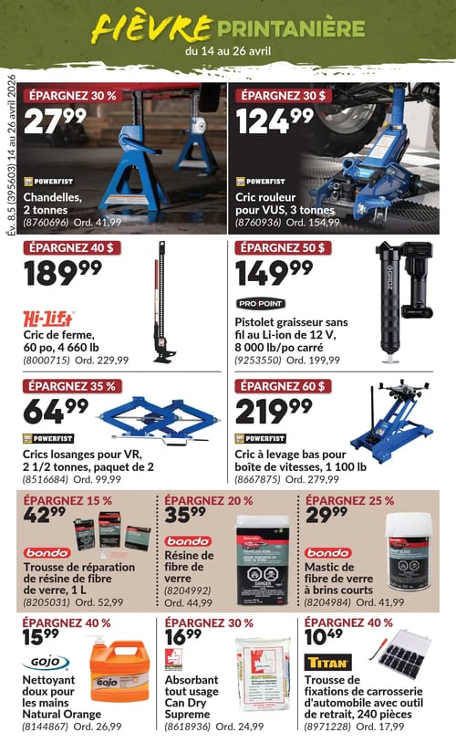 Circulaire Princess Auto - Fièvre Printanière - Page 13