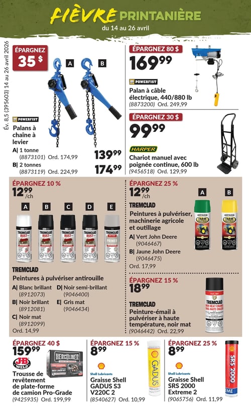 Circulaire Princess Auto - Fièvre Printanière - Page 14