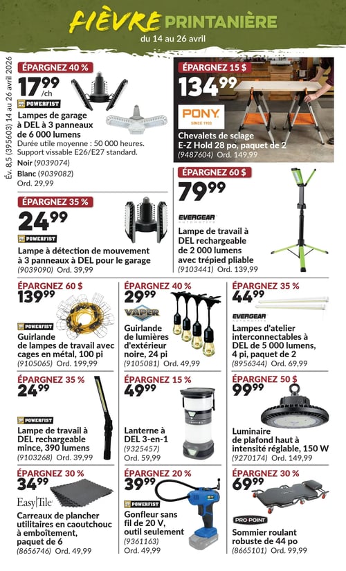 Circulaire Princess Auto - Fièvre Printanière - Page 15