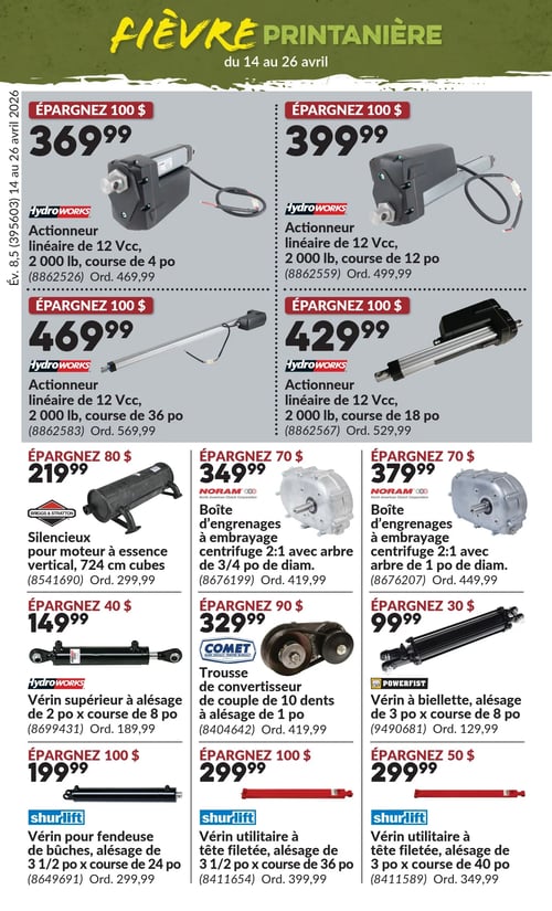 Circulaire Princess Auto - Fièvre Printanière - Page 17