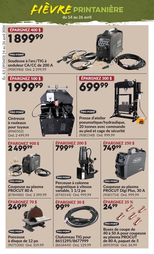 Circulaire Princess Auto - Fièvre Printanière - Page 20