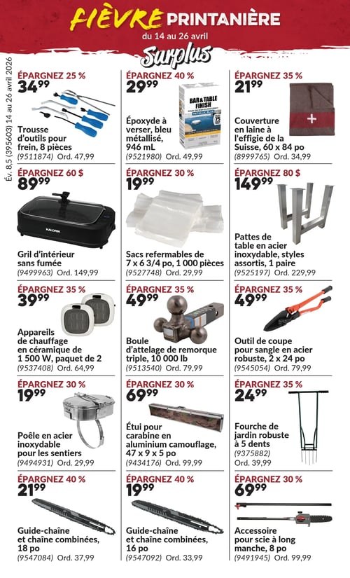 Circulaire Princess Auto - Fièvre Printanière - Page 23