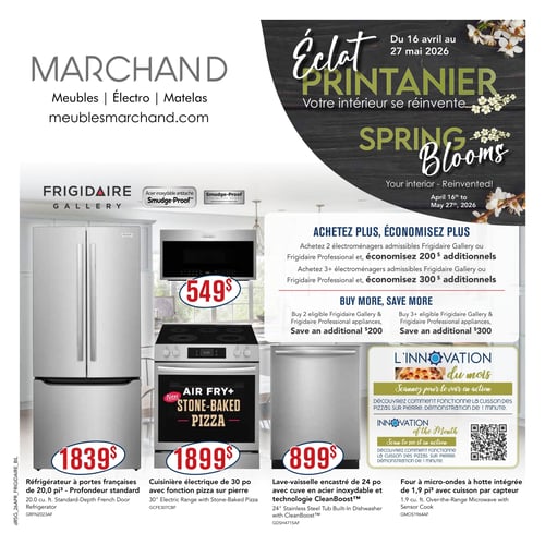 Circulaire Meubles Marchand - Électroménagers - Page 1