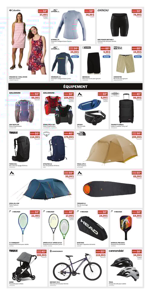 Circulaire Sports Experts - Méga Vente d'Entrepôt du Siège Social - Page 3