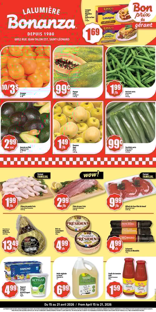 Circulaire Bonanza - Page 1