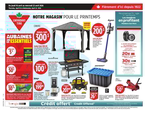 Circulaire Canadian Tire - Page 1