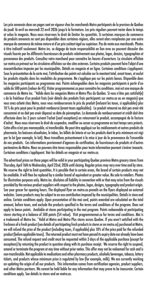 Circulaire Metro - Page 20