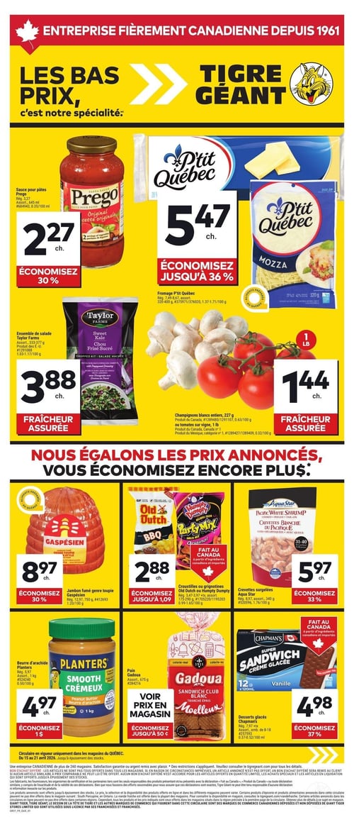 Circulaire Tigre Géant - Page 1