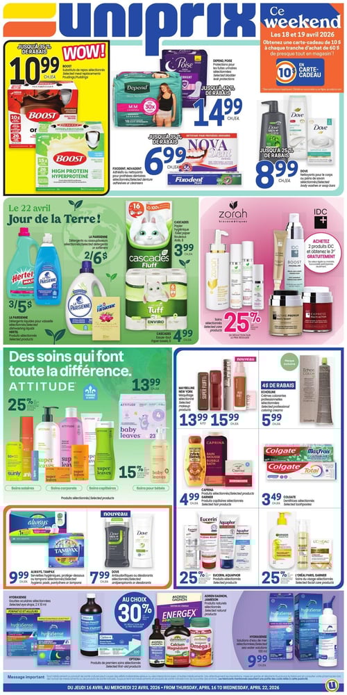 Circulaire Uniprix - Page 1