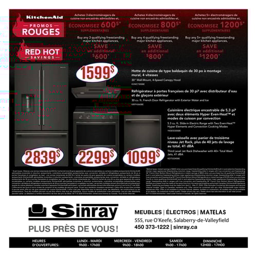 Circulaire Meubles Sinray - Électroménagers - Page 4
