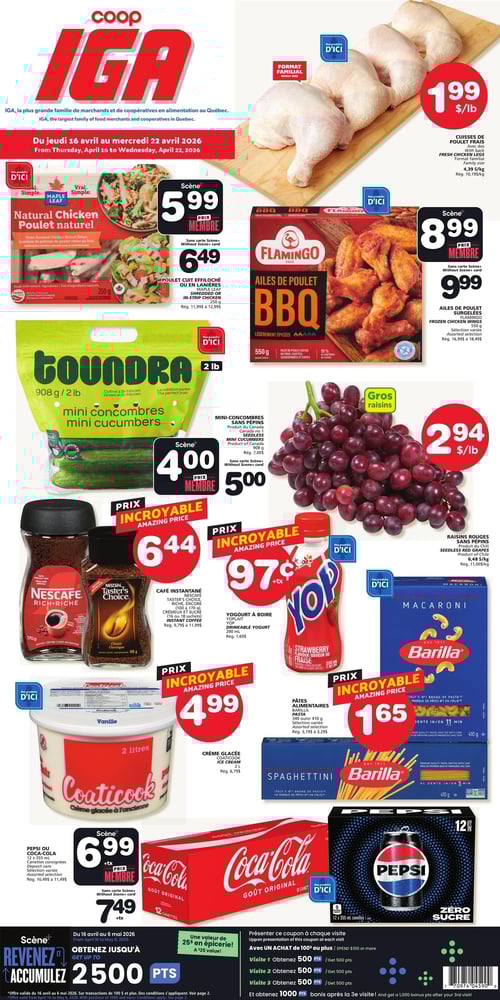 Circulaire IGA Coop - Îles de la Madeleine - Page 1