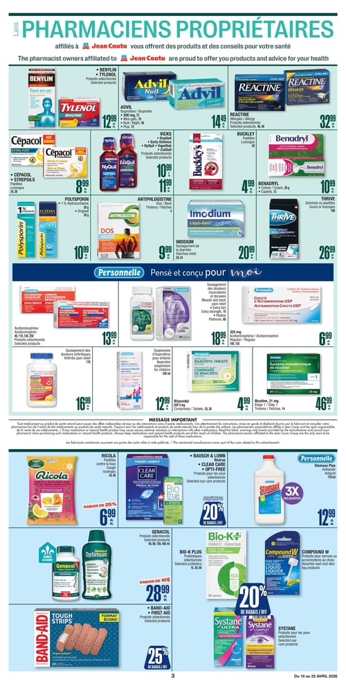 Circulaire Jean Coutu - Santé Beauté - Page 3