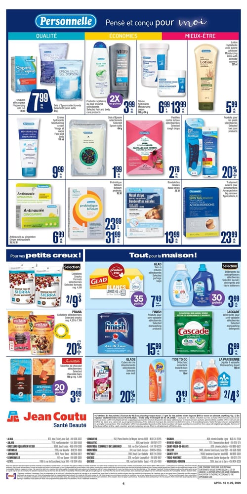Circulaire Jean Coutu - Santé Beauté - Page 4