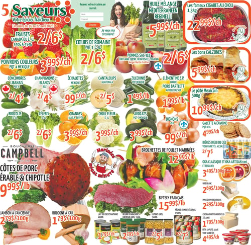 Circulaire Marché Le 5 Saveurs - Page 1