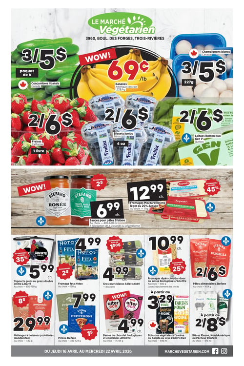 Circulaire Marché Végétarien - Page 1
