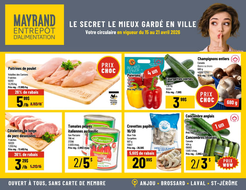 Circulaire Mayrand Entrepôt D'alimentation - Page 1