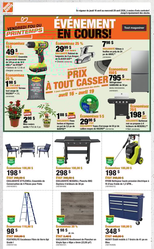 Circulaire Home Depot - Page 1