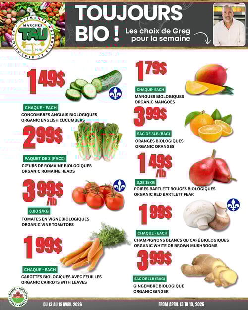 Circulaire TAU Marché d'alimentation Naturelle - Page 1