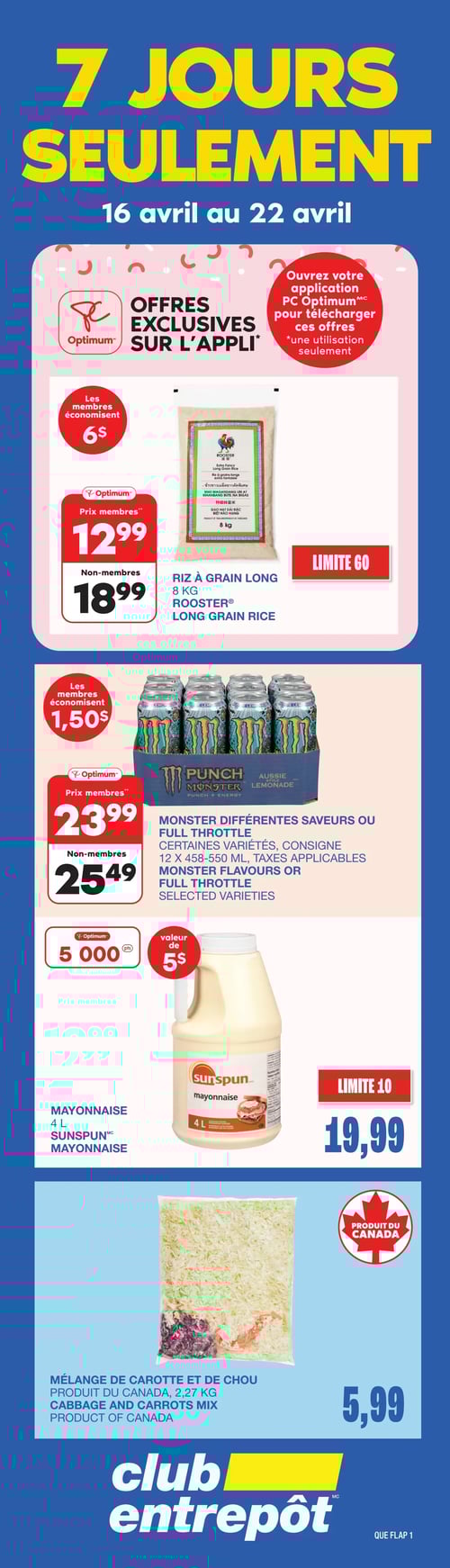 Circulaire Club Entrepôt - Page 1