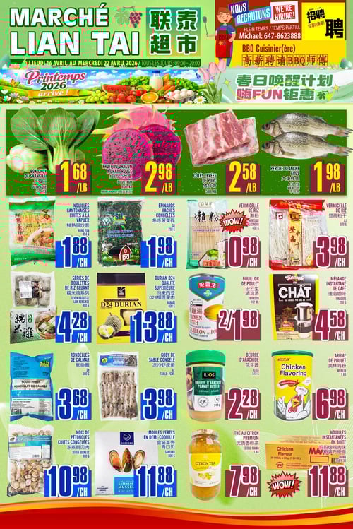 Circulaire Marché LianTai - Page 1