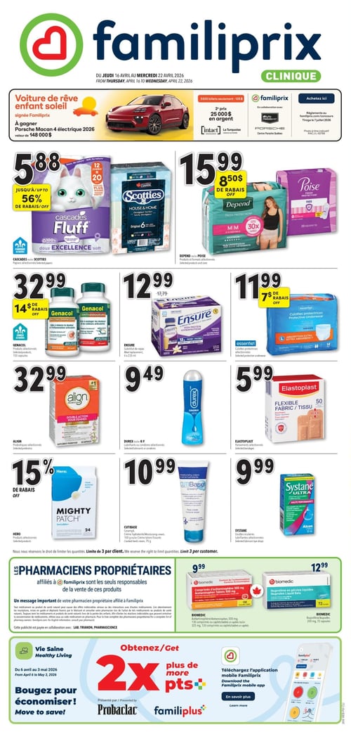 Circulaire Familiprix - Clinique - Page 1
