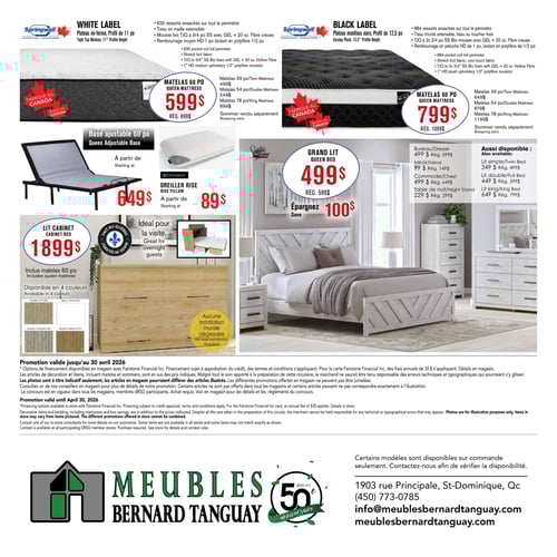 Circulaire Meubles Bernard Tanguay - Page 4