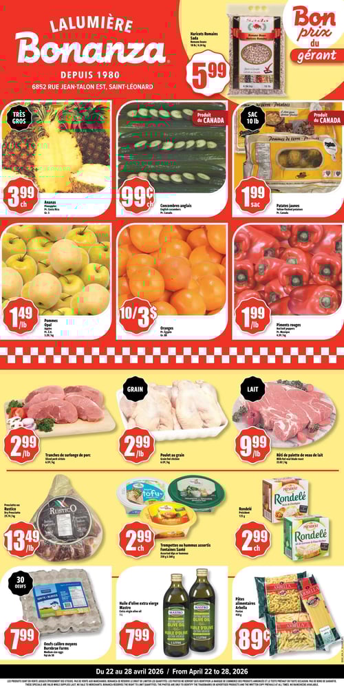 Circulaire Bonanza - Page 1