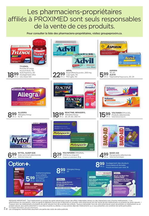 Circulaire Proxim - Proximed - Page 2