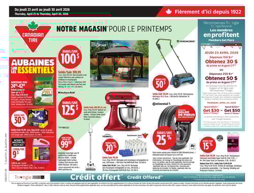 Circulaire Canadian Tire - Page 1