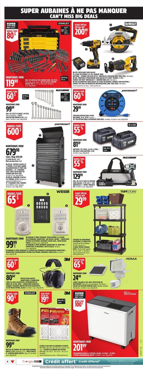 Circulaire Canadian Tire - Grand solde rouge - Page 13