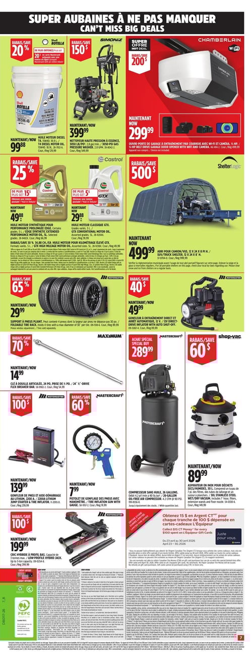 Circulaire Canadian Tire - Grand solde rouge - Page 14