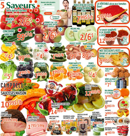 Circulaire Marché Le 5 Saveurs - Page 1