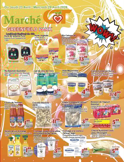 Circulaire Marché C & T - Greenfield Park - Page 1