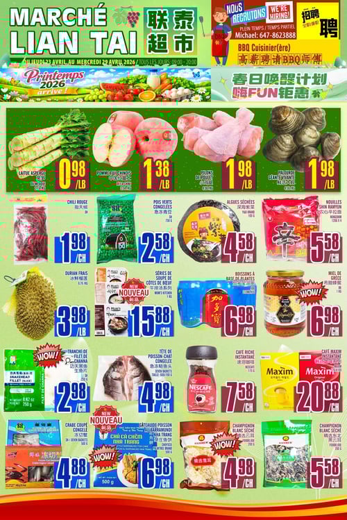 Circulaire Marché LianTai - Page 1
