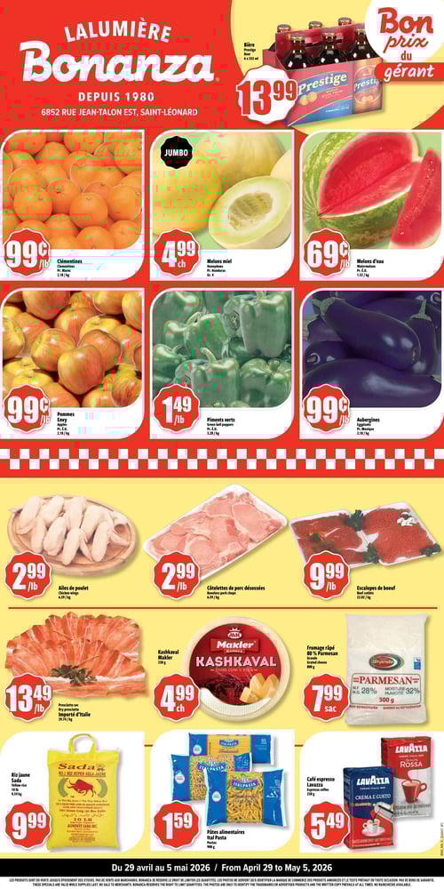 Circulaire Bonanza - Page 1