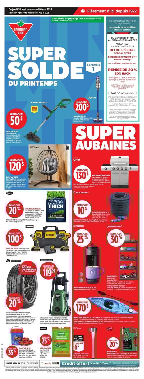 Circulaire Canadian Tire - Page 1
