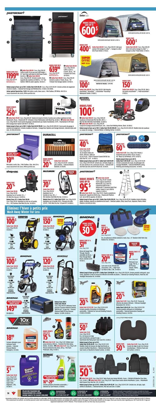 Circulaire Canadian Tire - Page 14