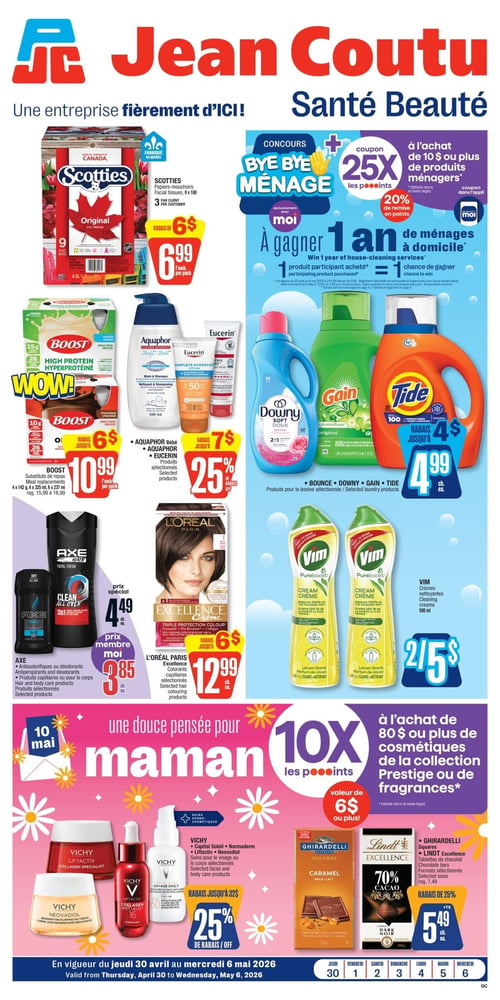 Circulaire Jean Coutu - Santé Beauté - Page 1