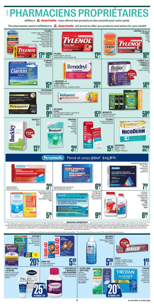 Circulaire Jean Coutu - Santé Beauté - Page 3