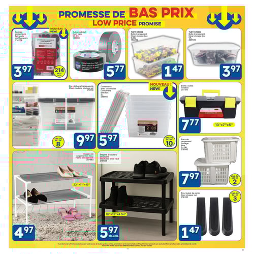 Circulaire Rossy - Promesse de bas prix - Page 11