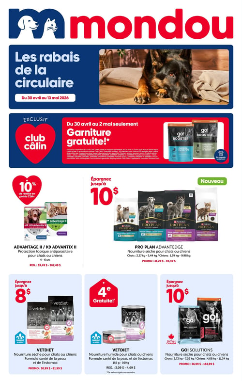 Circulaire Mondou - Page 1