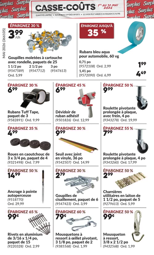 Circulaire Princess Auto - Casse-Coûts - Page 8