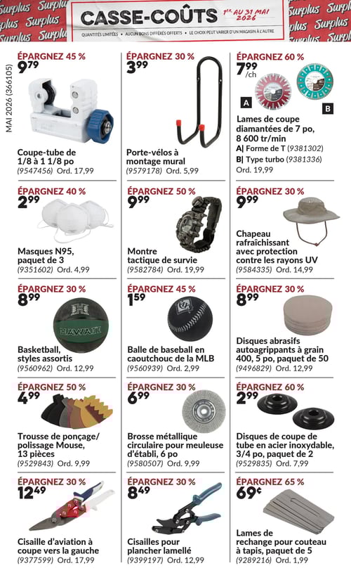 Circulaire Princess Auto - Casse-Coûts - Page 16