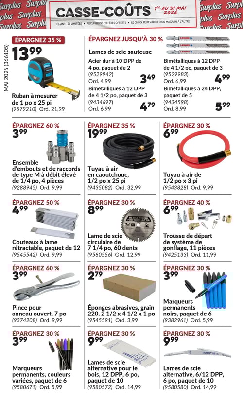 Circulaire Princess Auto - Casse-Coûts - Page 18
