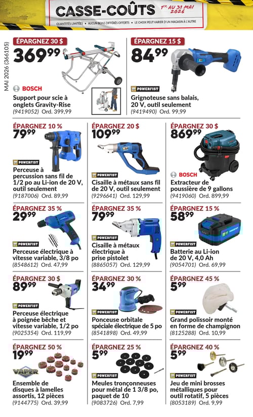 Circulaire Princess Auto - Casse-Coûts - Page 23
