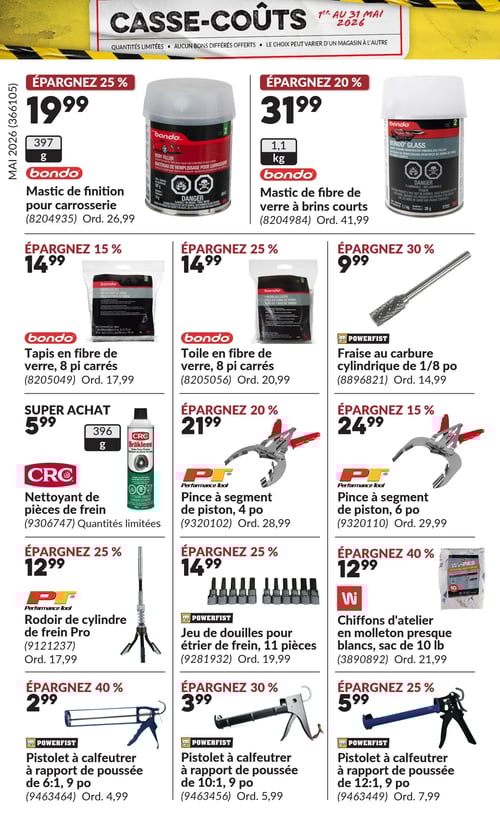 Circulaire Princess Auto - Casse-Coûts - Page 26
