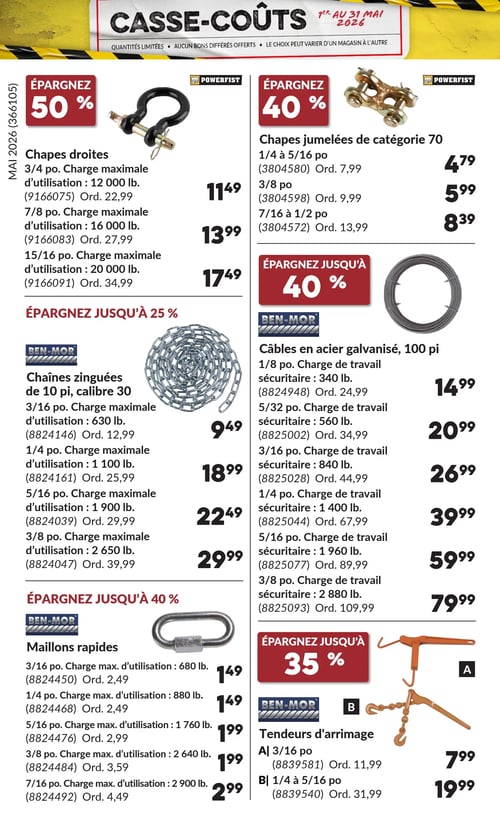 Circulaire Princess Auto - Casse-Coûts - Page 30